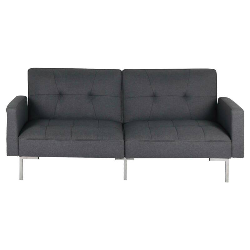 Ethumz Fabric 3 Seater Grey Sofa Bed With Sides - Ethumz United Kingdom Limited