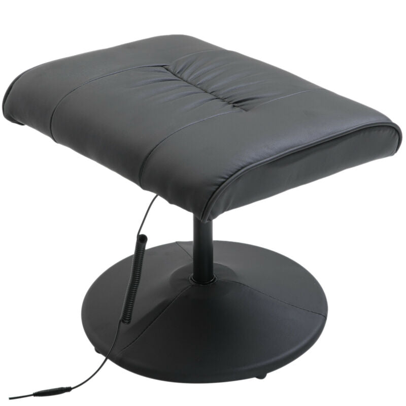 Ethumz Electric Heated Massage Faux Leather Black Chair - Ethumz United Kingdom Limited