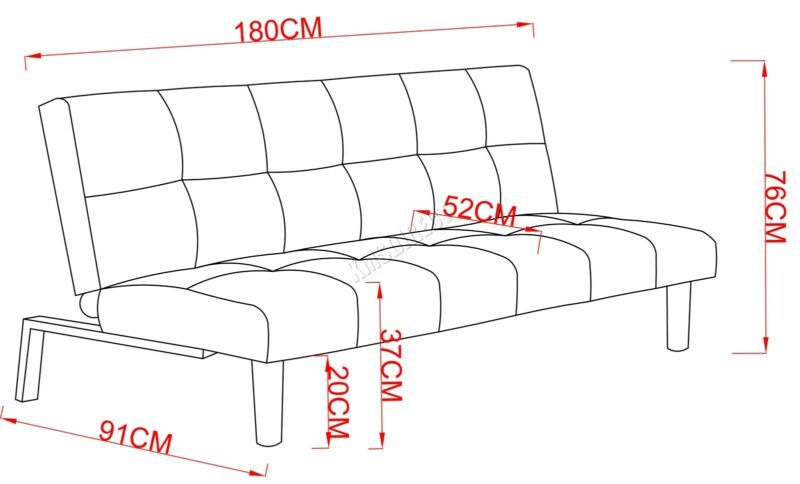 Ethumz Chic 3 Seater Sofa Bed - Ethumz United Kingdom Limited