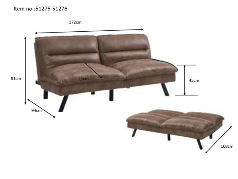 Ethumz Air Leather 3 Seater Sofa Bed - Ethumz United Kingdom Limited