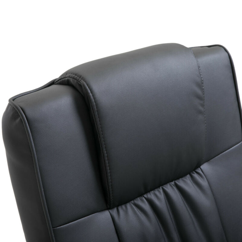 Ethumz Electric Heated Massage Faux Leather Black Chair - Ethumz United Kingdom Limited