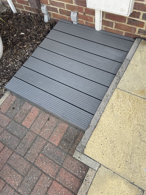 Wood-plastics Composite Decking Anthracite Grey -  (£65 per M2)