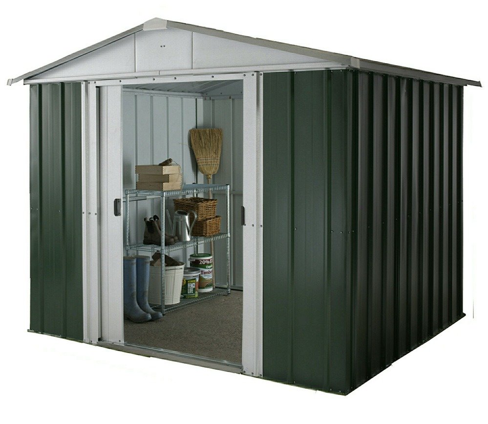 Garden Metal Shed 8 x 7FT - Green